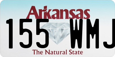 AR license plate 155WMJ
