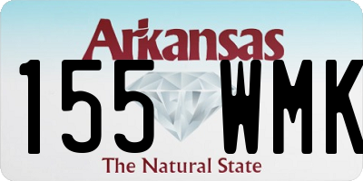 AR license plate 155WMK