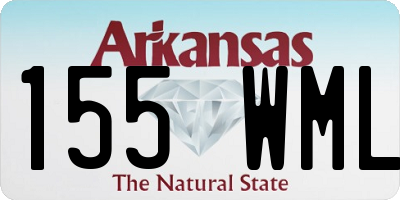 AR license plate 155WML