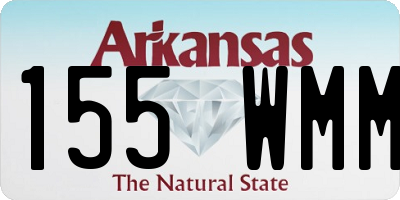 AR license plate 155WMM