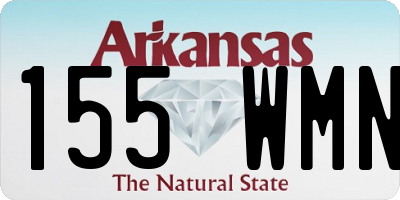 AR license plate 155WMN