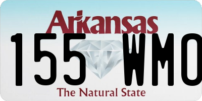 AR license plate 155WMO