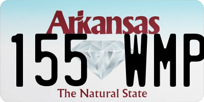 AR license plate 155WMP