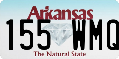 AR license plate 155WMQ