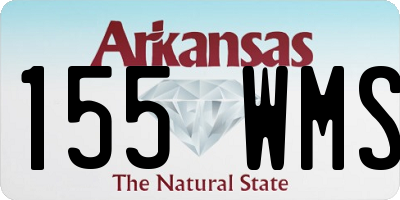 AR license plate 155WMS