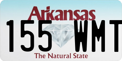 AR license plate 155WMT