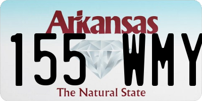 AR license plate 155WMY