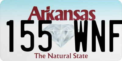 AR license plate 155WNF