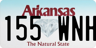 AR license plate 155WNH
