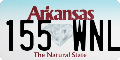 AR license plate 155WNL