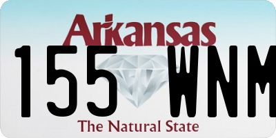 AR license plate 155WNM