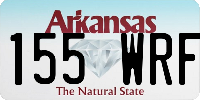 AR license plate 155WRF