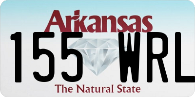 AR license plate 155WRL