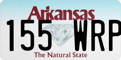 AR license plate 155WRP