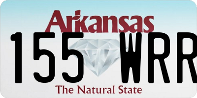 AR license plate 155WRR