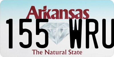AR license plate 155WRU