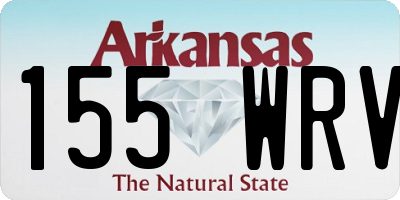 AR license plate 155WRV