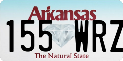 AR license plate 155WRZ
