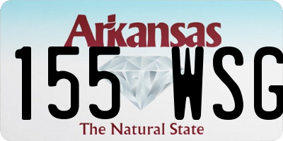 AR license plate 155WSG