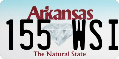 AR license plate 155WSI