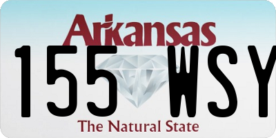 AR license plate 155WSY