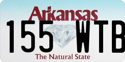 AR license plate 155WTB