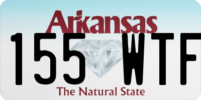 AR license plate 155WTF