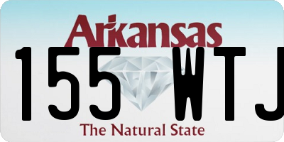 AR license plate 155WTJ