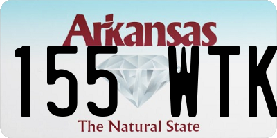 AR license plate 155WTK