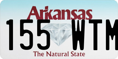 AR license plate 155WTM