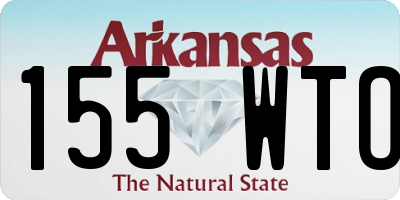 AR license plate 155WTO