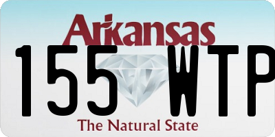 AR license plate 155WTP