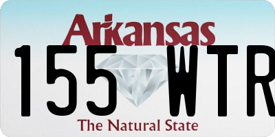 AR license plate 155WTR