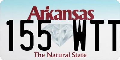 AR license plate 155WTT