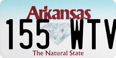 AR license plate 155WTV