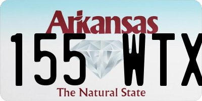 AR license plate 155WTX