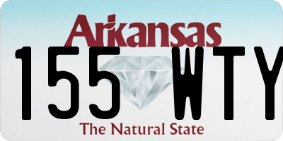 AR license plate 155WTY
