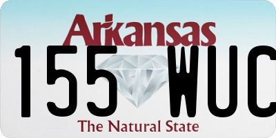 AR license plate 155WUC