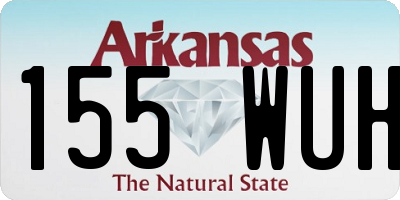 AR license plate 155WUH