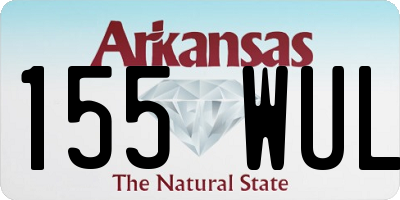 AR license plate 155WUL
