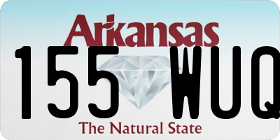 AR license plate 155WUQ