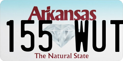 AR license plate 155WUT