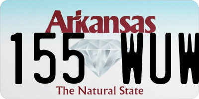 AR license plate 155WUW