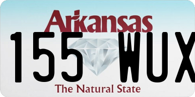 AR license plate 155WUX