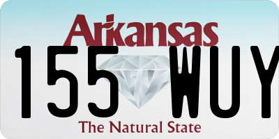 AR license plate 155WUY