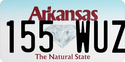 AR license plate 155WUZ