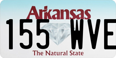 AR license plate 155WVE