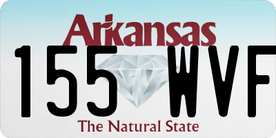 AR license plate 155WVF