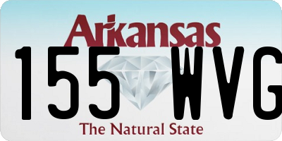 AR license plate 155WVG