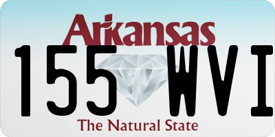 AR license plate 155WVI